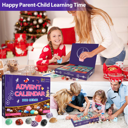Gemstone Dig Kit, Advent Calendar 2023
